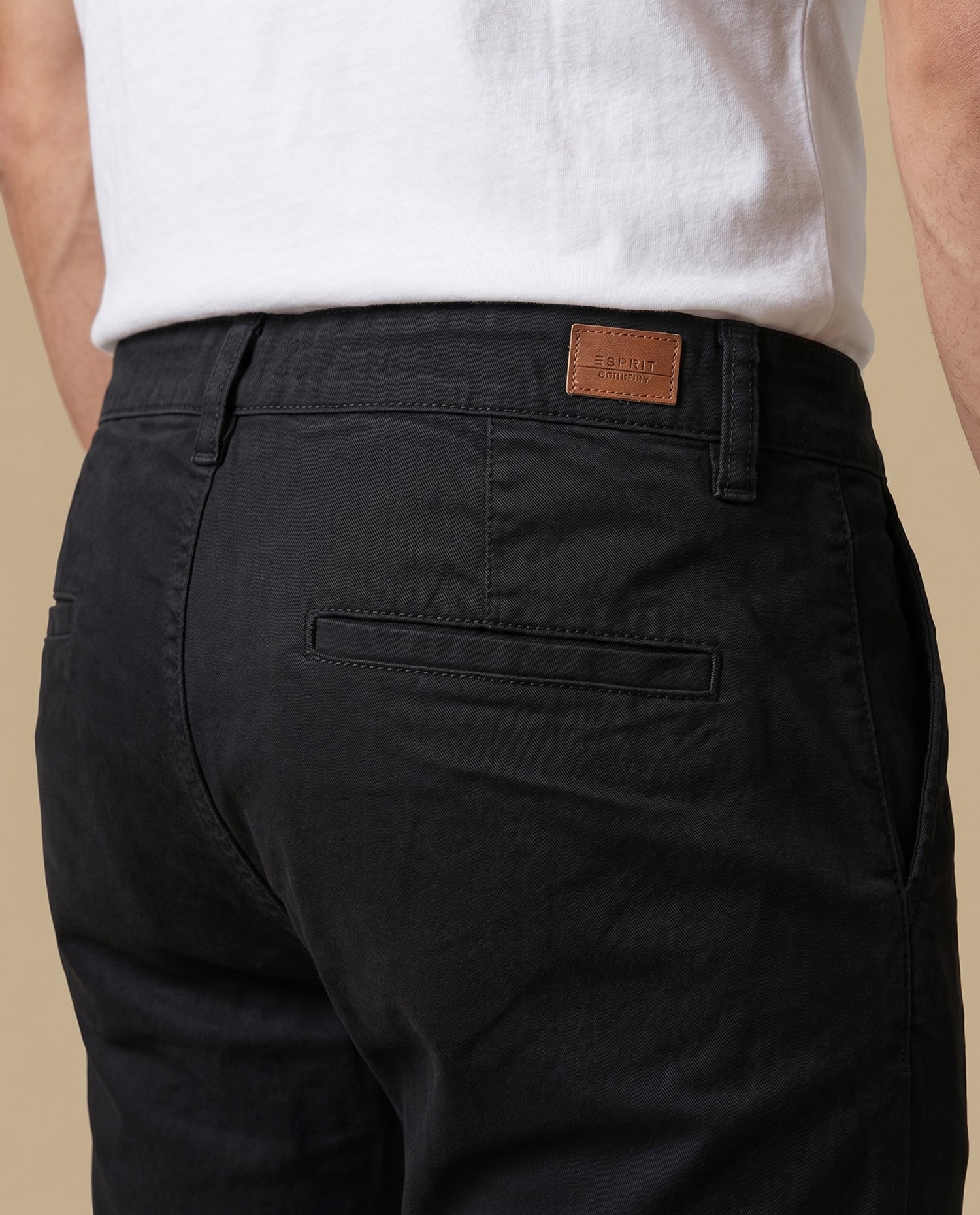 Pantalón slim algodón hombre - Negro