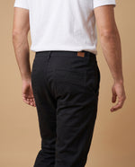 Pantalón slim algodón hombre - Negro