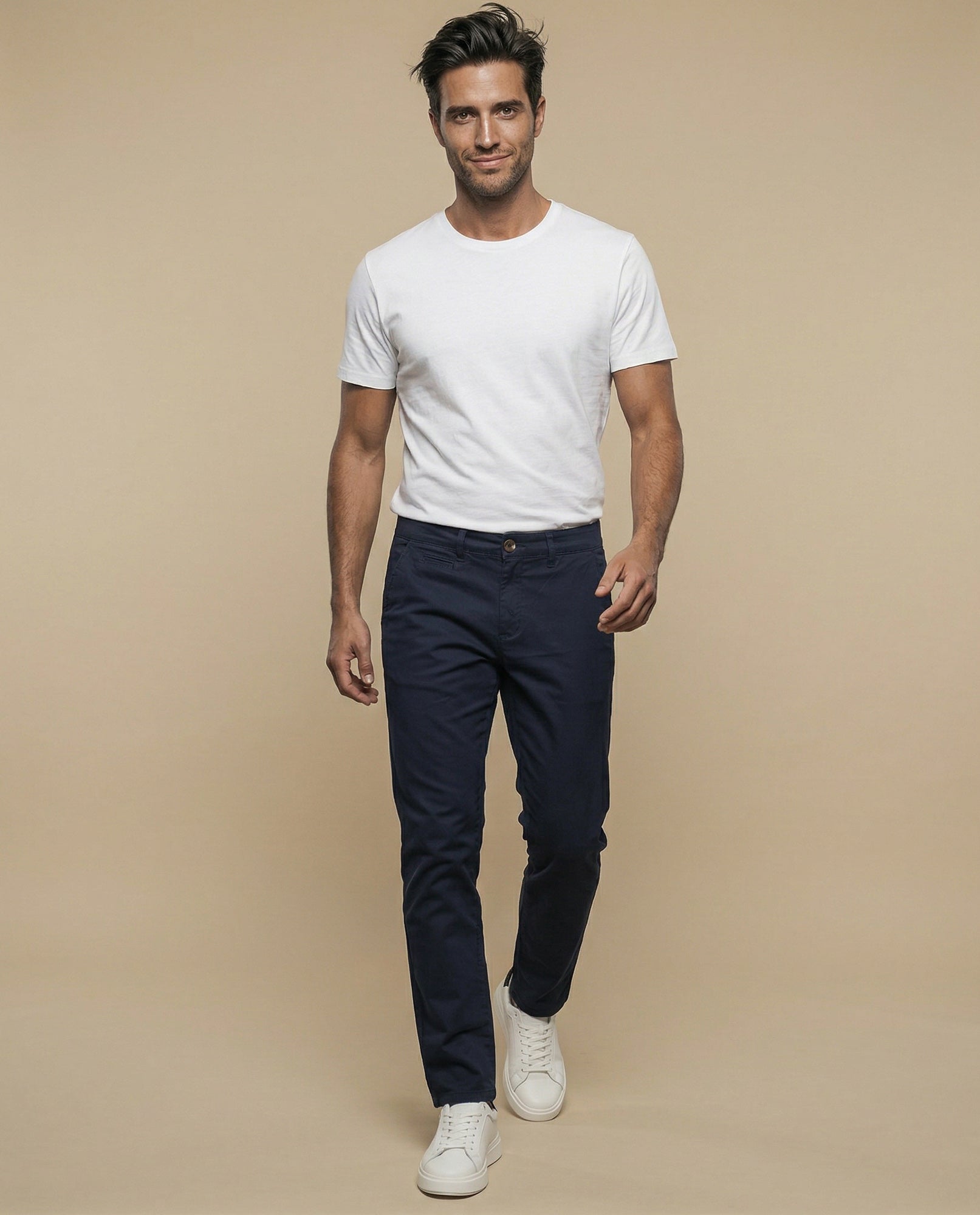 Pantalón chino corte recto tiro medio - Azul 34_335F300_AZU184522_0