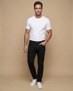 Pantalón algodón elastano - Negro