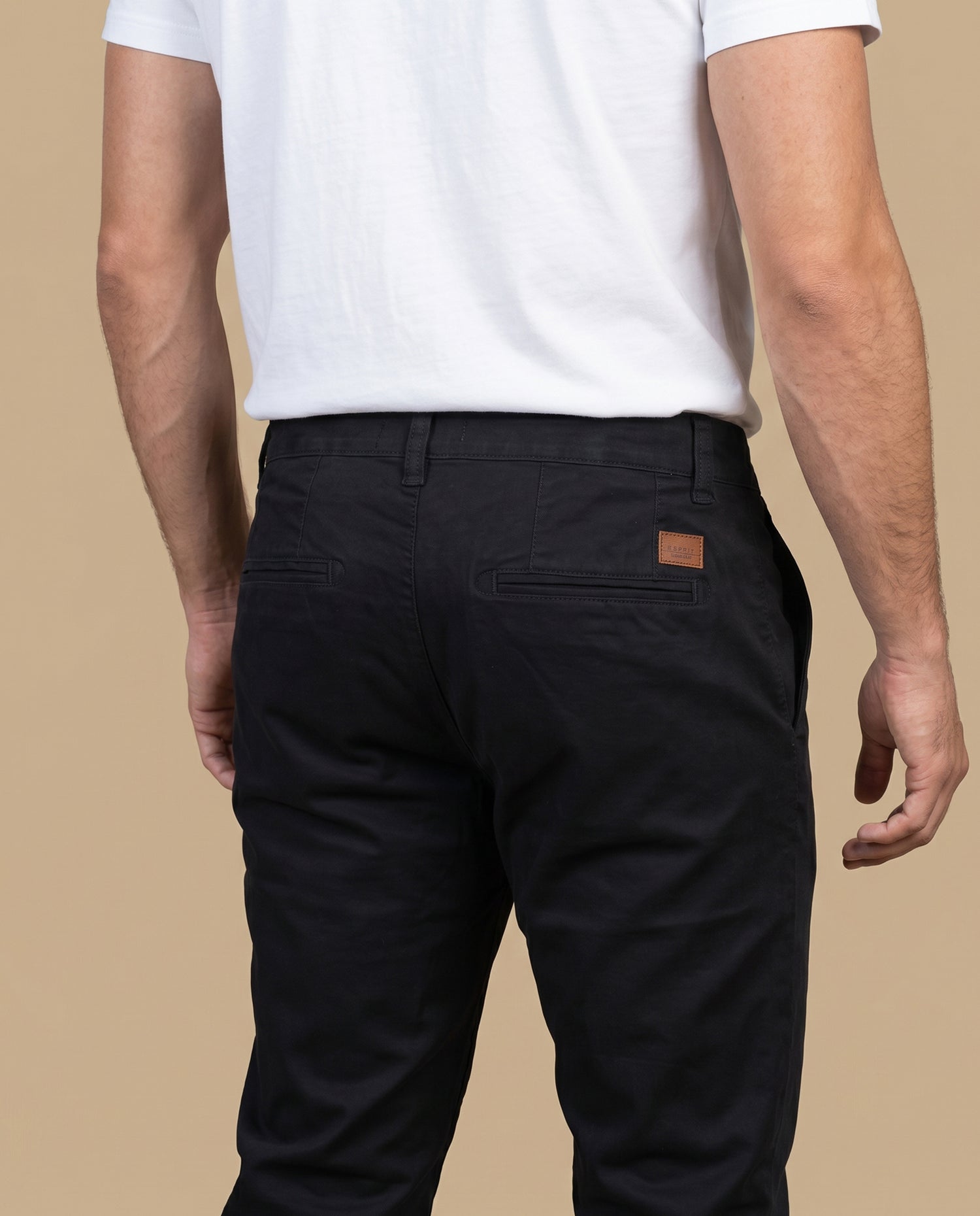 Pantalón algodón elastano - Negro