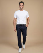 Pantalón Slim Recto Hombre - Azul