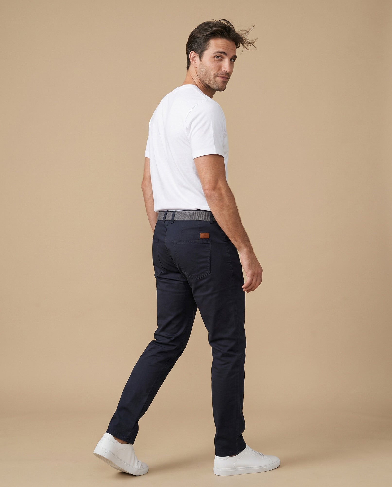 Pantalón Slim Recto Hombre - Azul 34_335F305_AZU193830_4