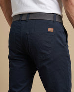 Pantalón Slim Recto Hombre - Azul