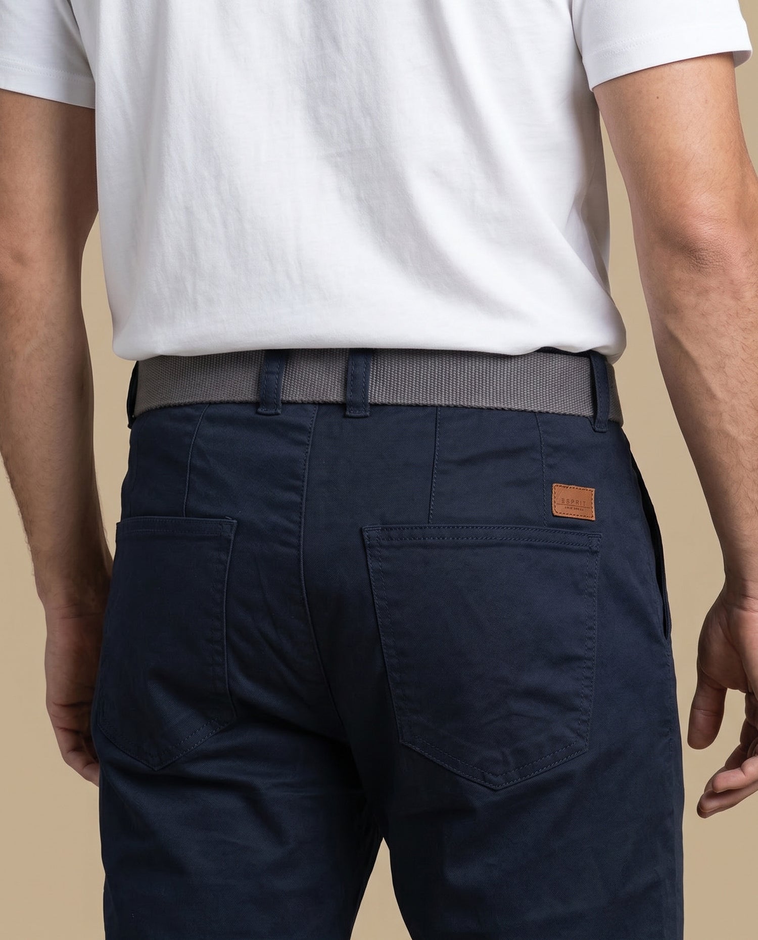 Pantalón Slim Recto Hombre - Azul