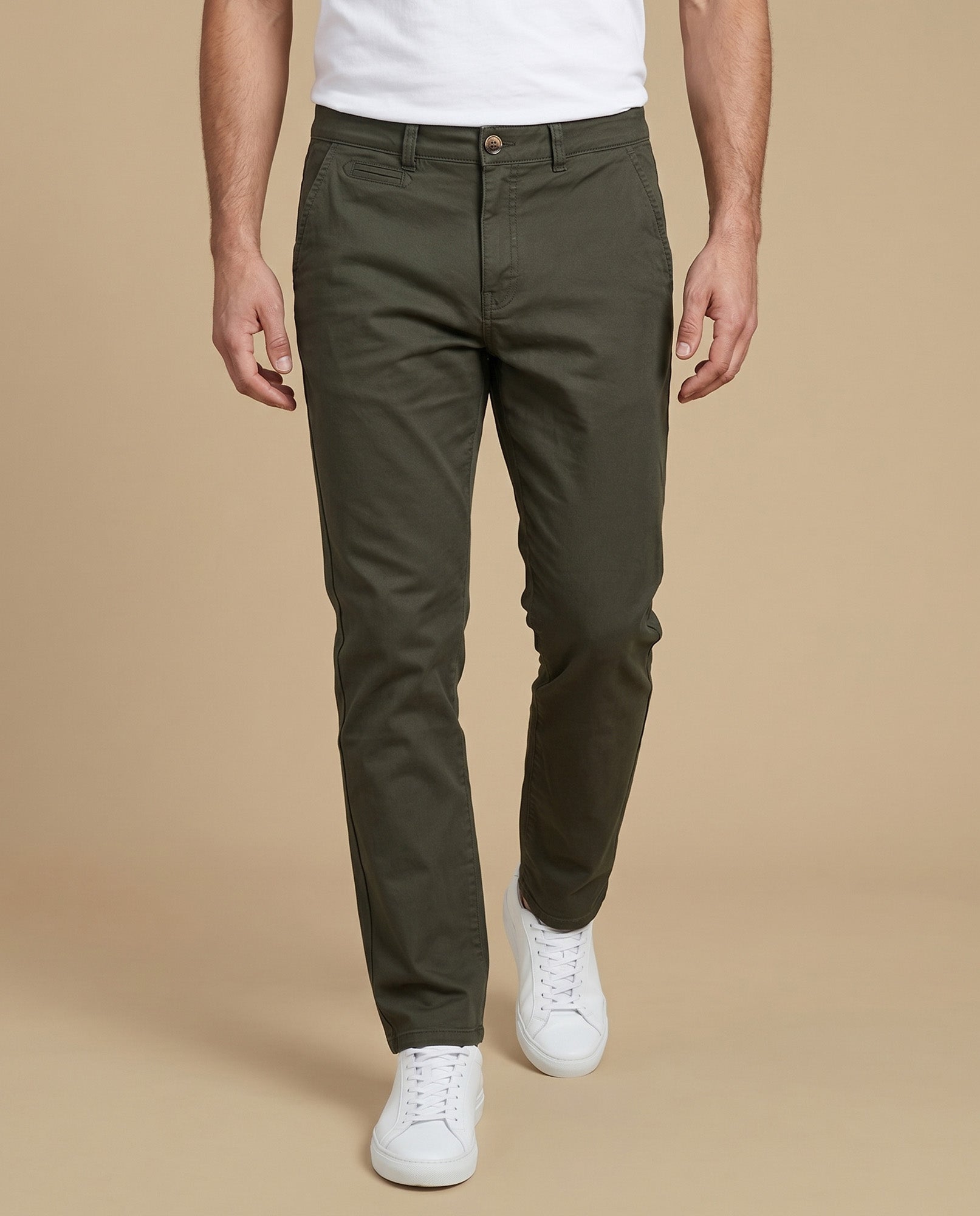 Pantalón hombre tiro medio - Verde 34_335F306_VER190622_3