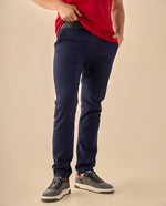 Pantalón Corte Recto Premium - Azul