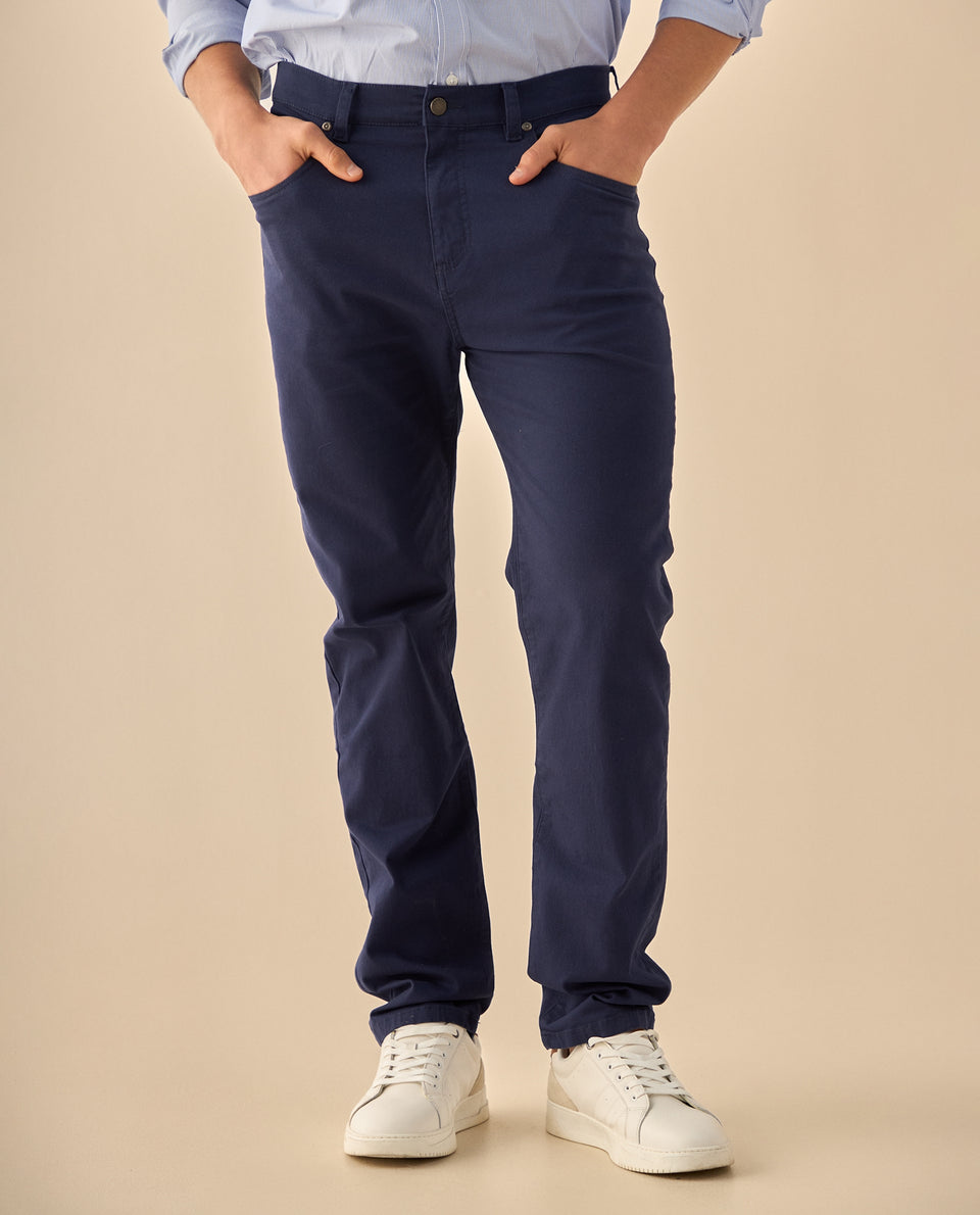 Pantalón Casual con Acabados Premium - Azul 34_335G306_AZU194227_3