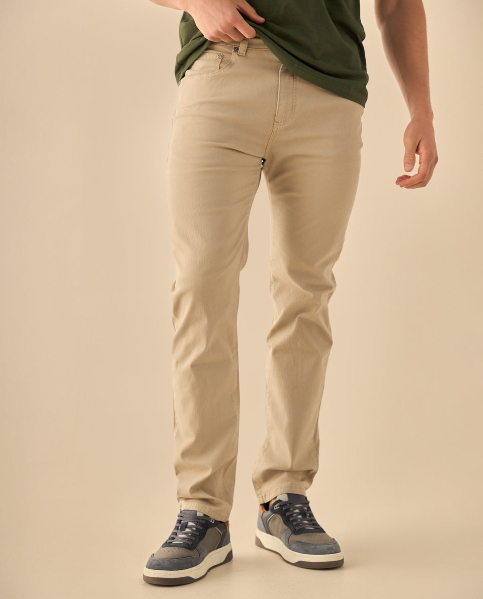 Pantalón Casual con Acabados Premium - Beige 34_335G306_BEI130607_3