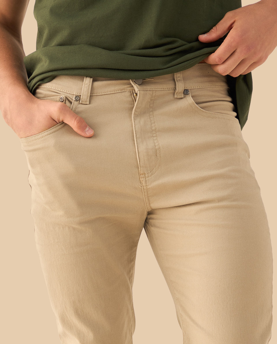 Pantalón Casual con Acabados Premium - Beige 34_335G306_BEI130607_4