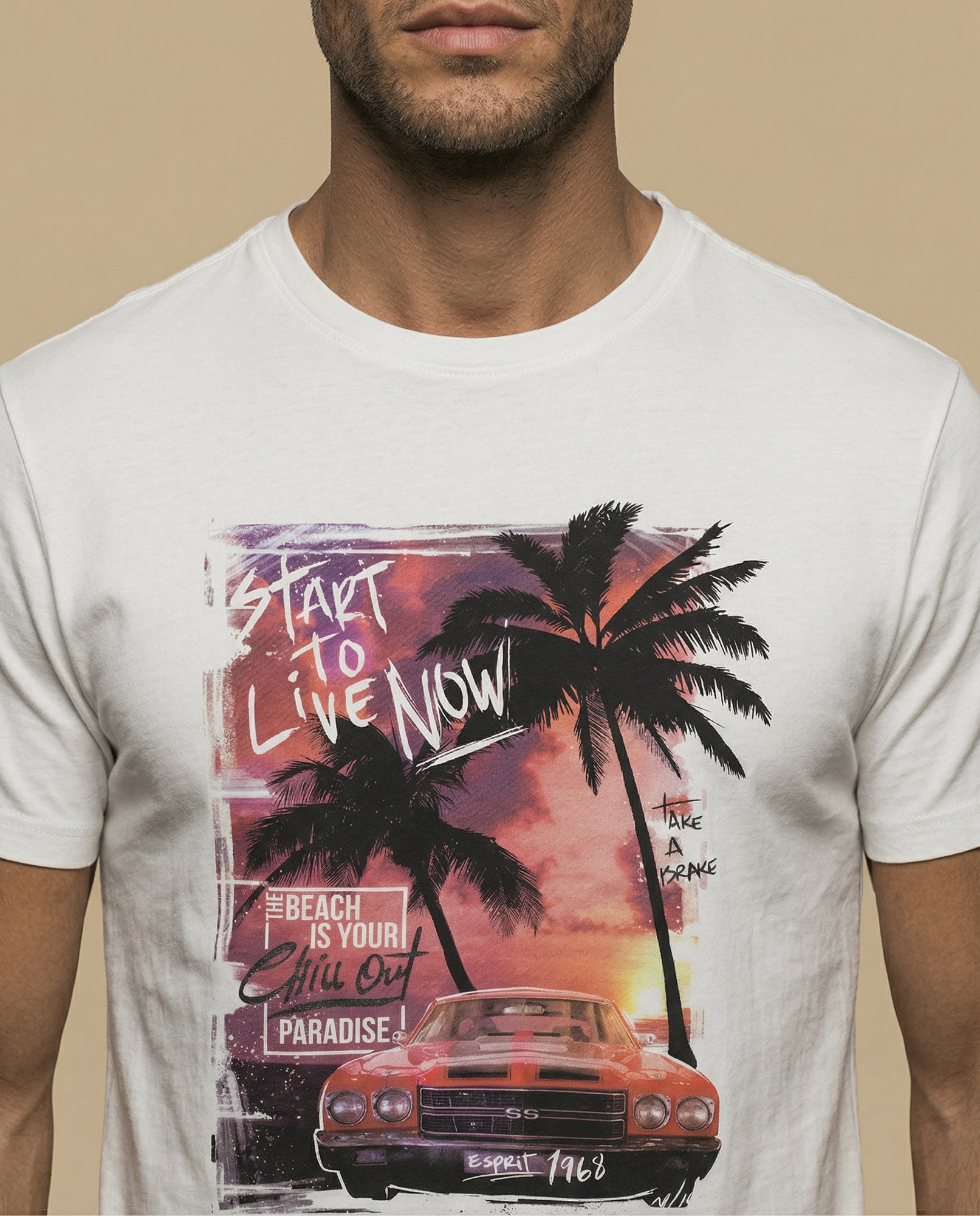 Camiseta básica manga corta fit regular - Crudo 34_342E301_CRU110605_3