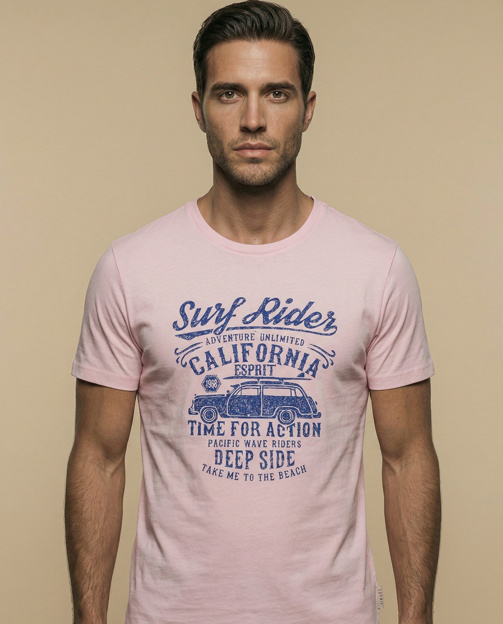 Camiseta estampada con gráfico frontal - Rosa 34_345E304_ROS161518_0