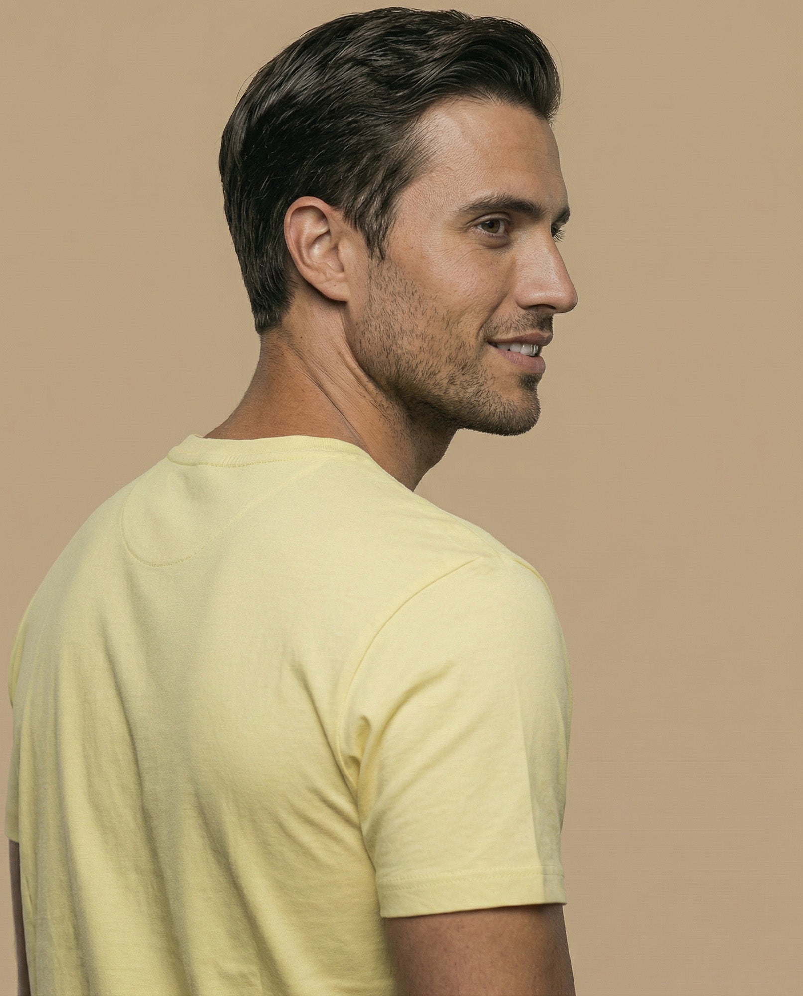 Camiseta manga corta con estampado náutico para hombre - Amarillo 34_345F308_AMA130935_6