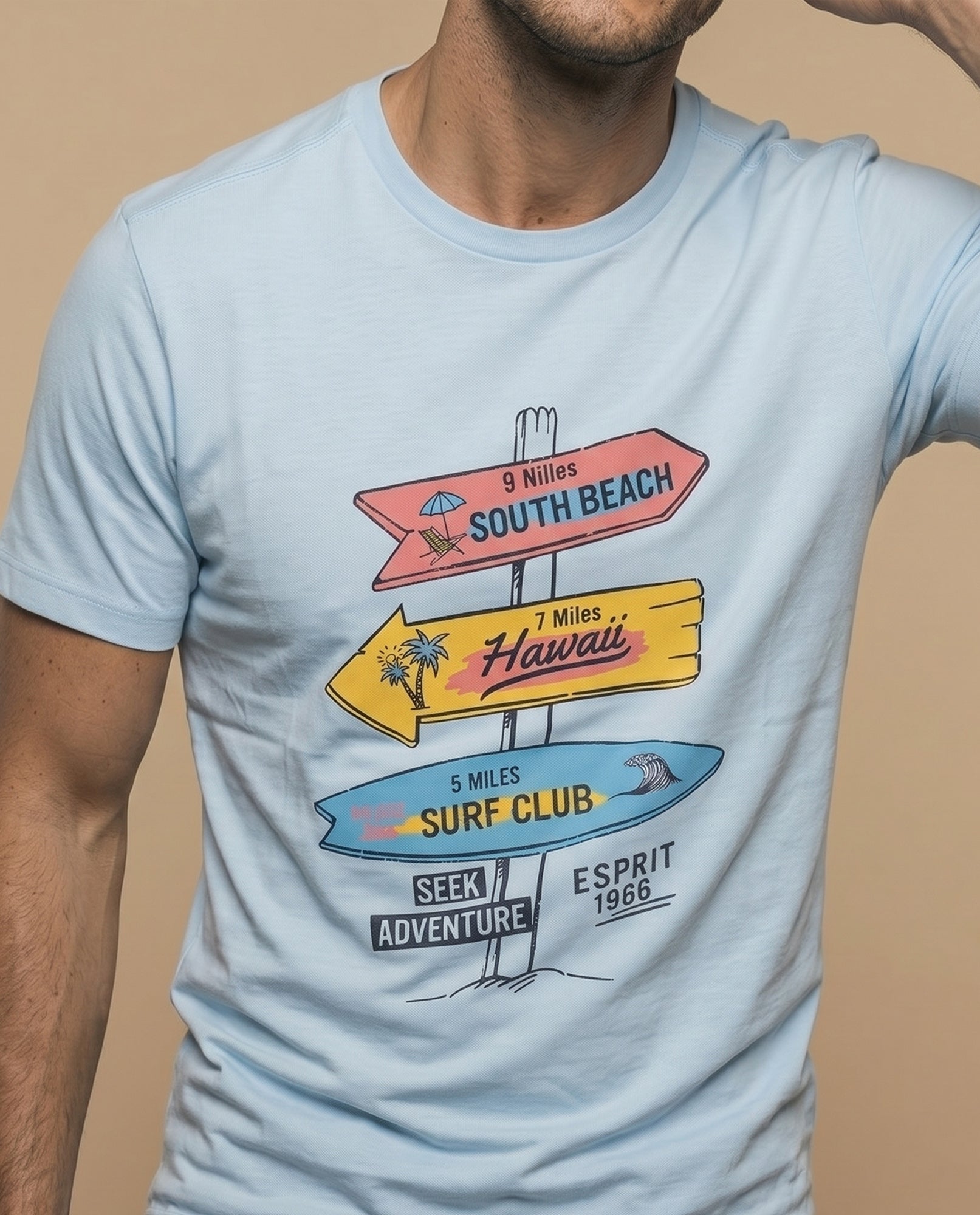 Camiseta manga sisa algodón - Azul 34_345F318_AZU184035_3