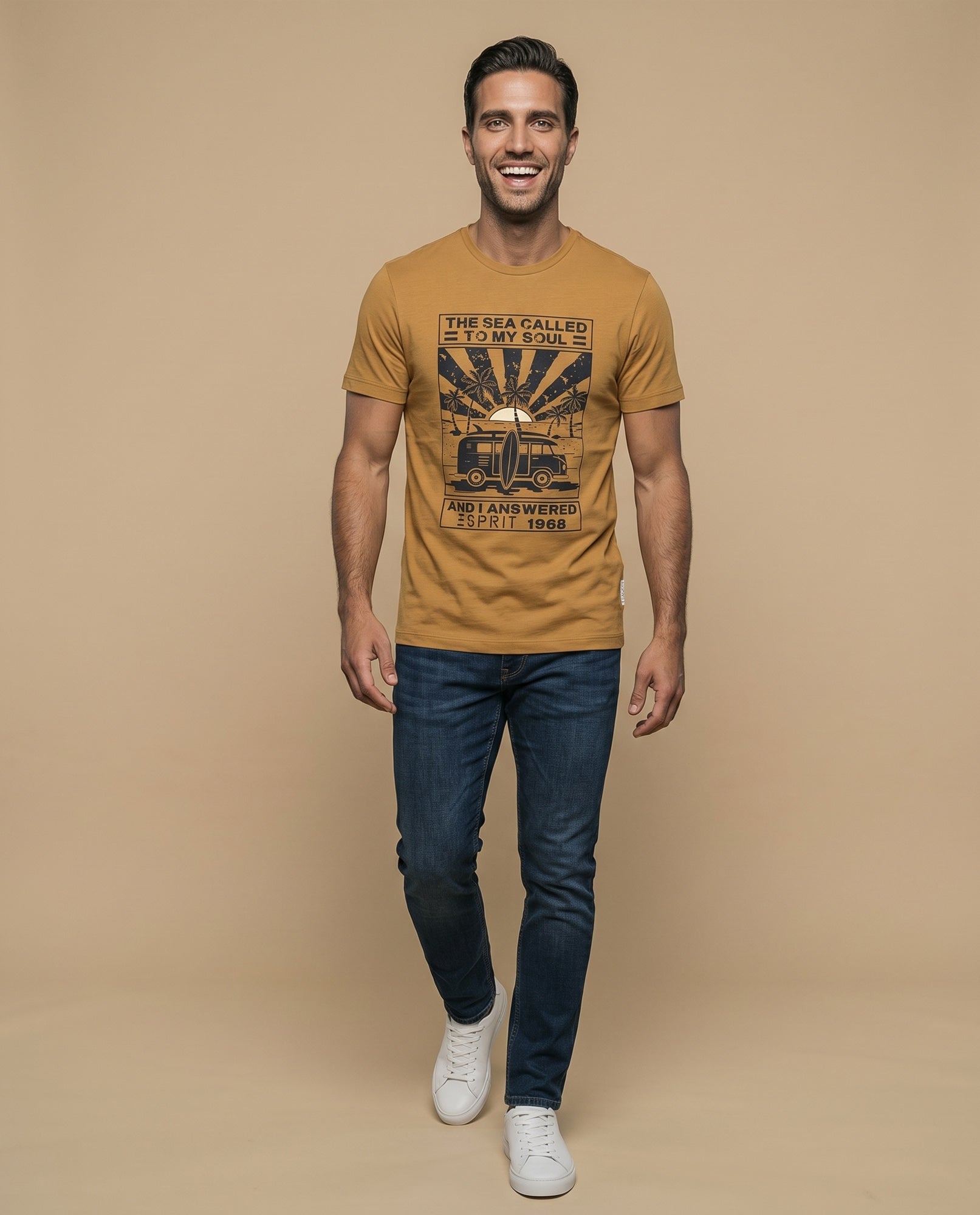 Camiseta manga corta algodón - Amarillo 34_345F321_AMA171047_5