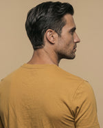 Camiseta manga corta algodón - Amarillo