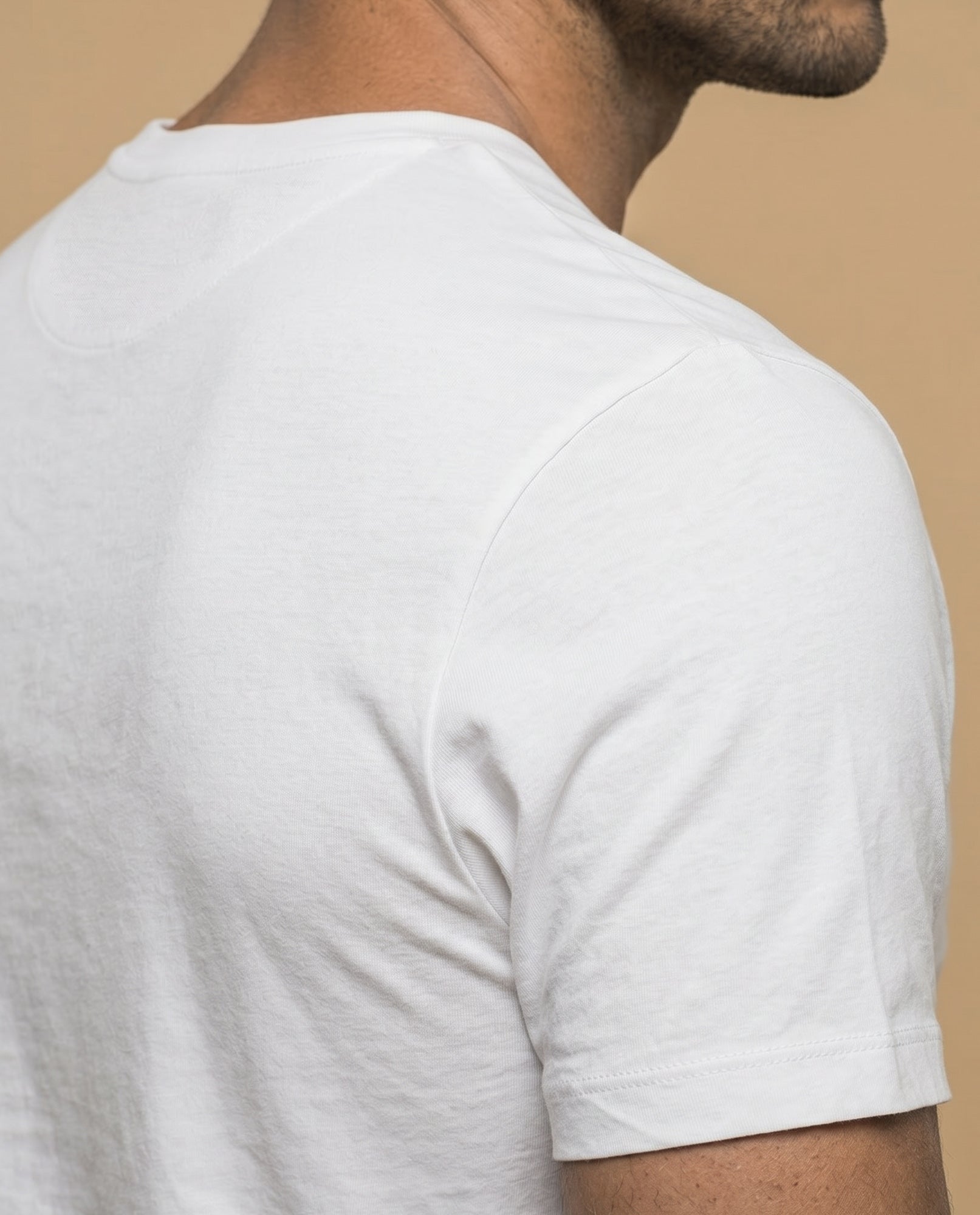 Camiseta manga sisa algodón - Blanco 34_345F328_BLA114001_6