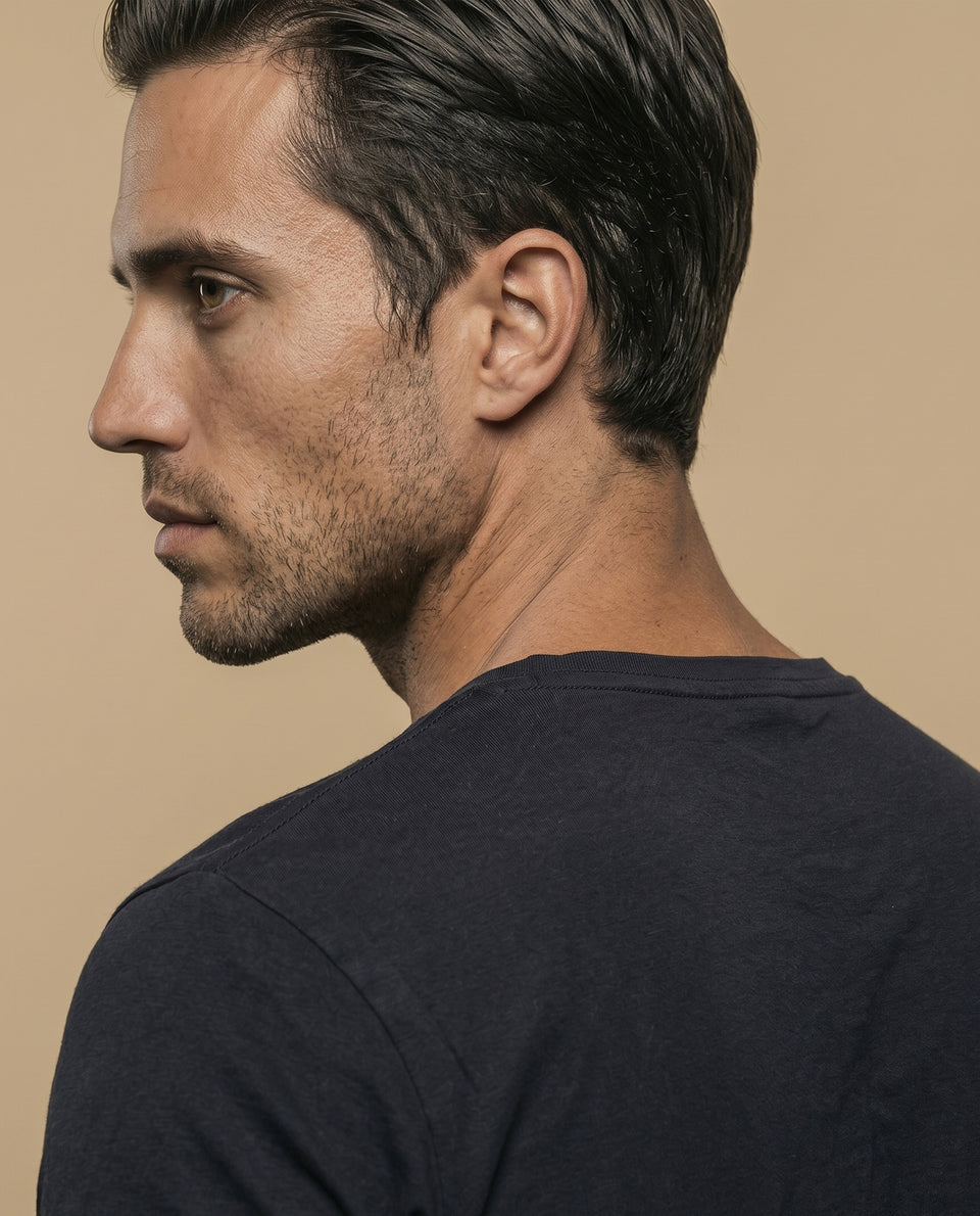 Camiseta Regular Fit Estampada - Negro 34_345F331_NEG190303_7