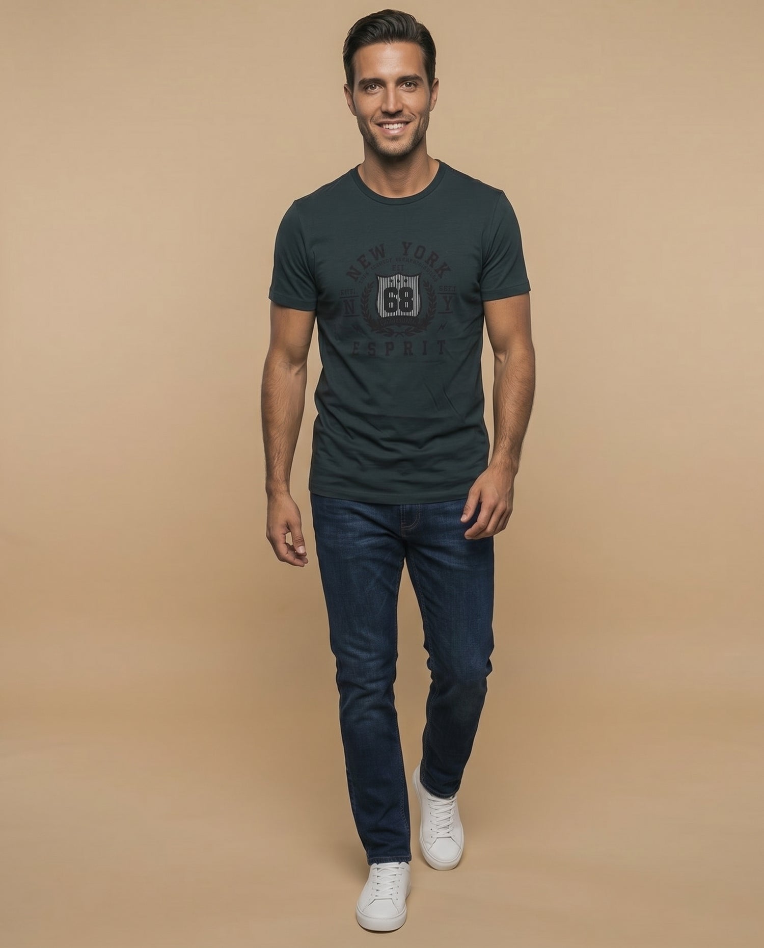Camiseta Regular Esprit - Verde