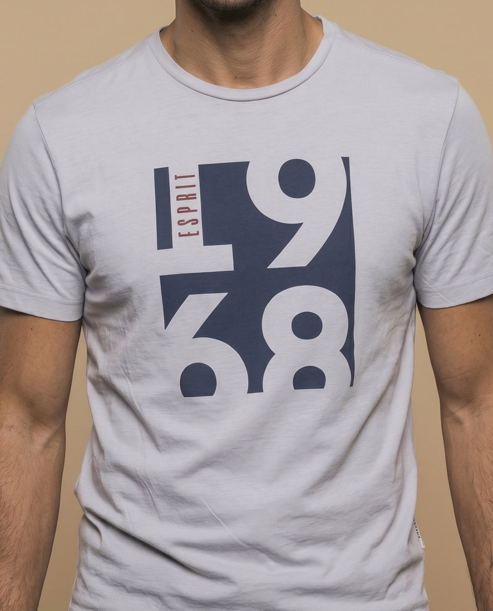 Camiseta manga sisa algodón - Gris 34_345F340_GRI124302_3