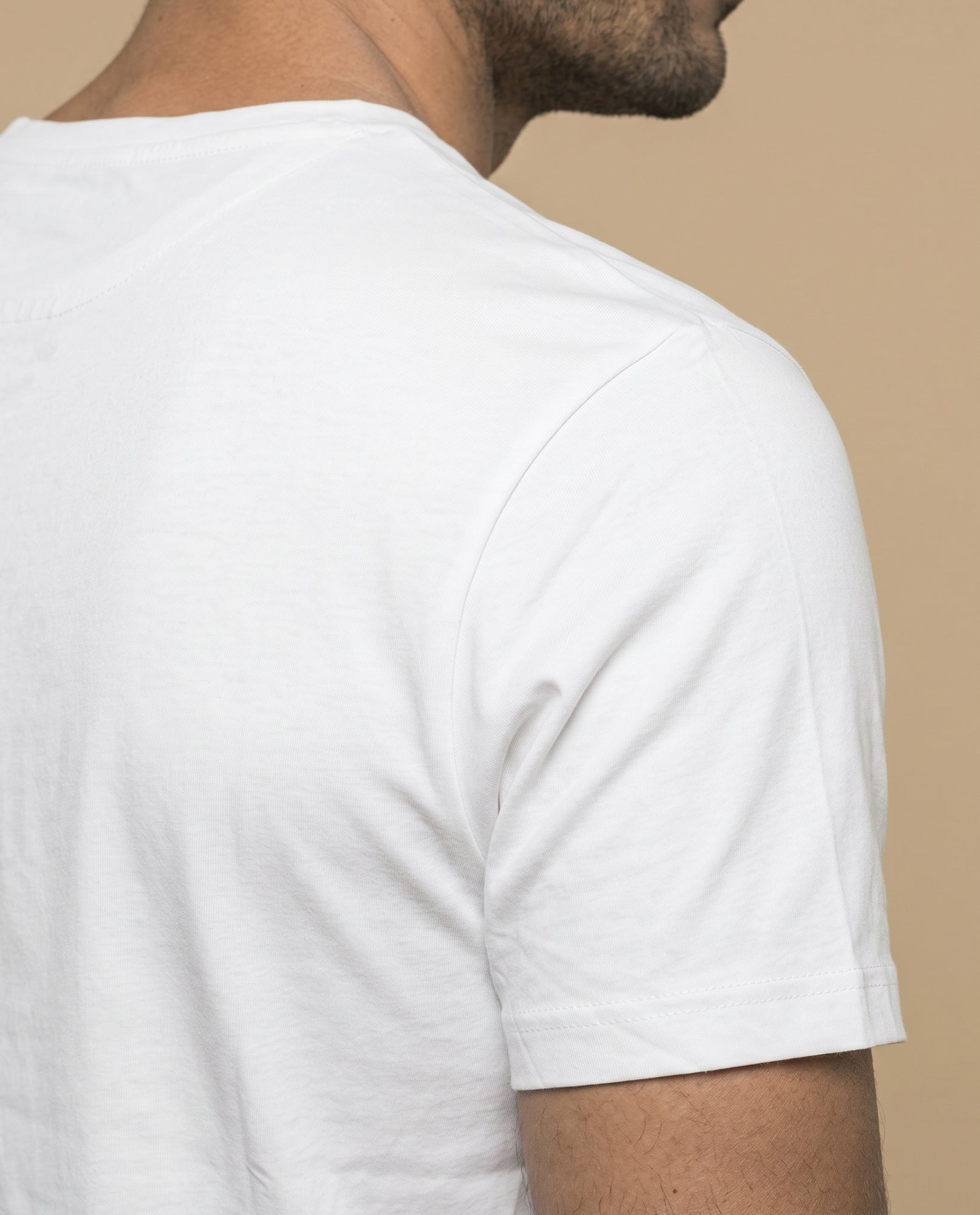 Camiseta manga corta con estampado gráfico vintage para hombre - Crudo 34_345F344_CRU110605_6