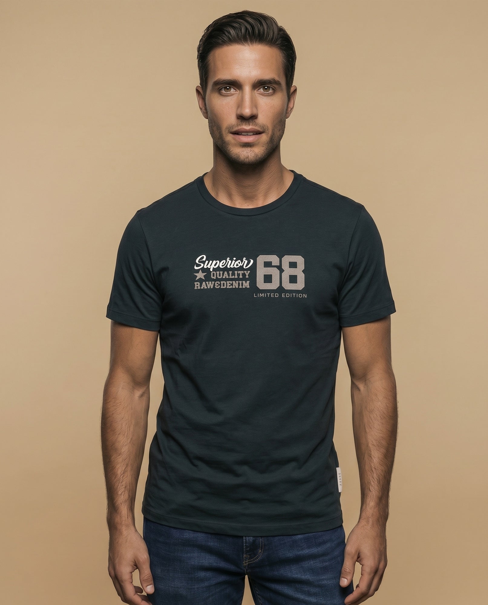 Camiseta Algodón Hombre Esprit - Verde 34_345F346_VER175923_0