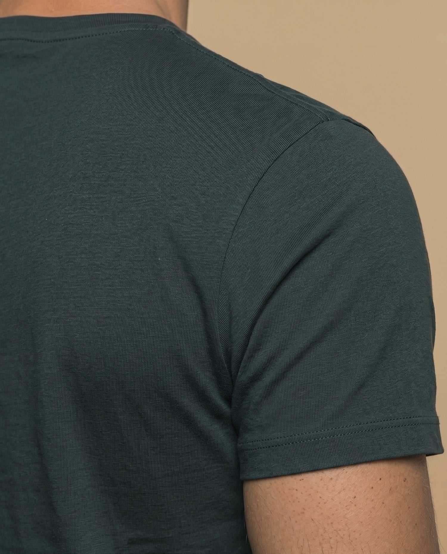 Camiseta Algodón Hombre Esprit - Verde