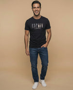 Camiseta Slim fit algodón - Negro