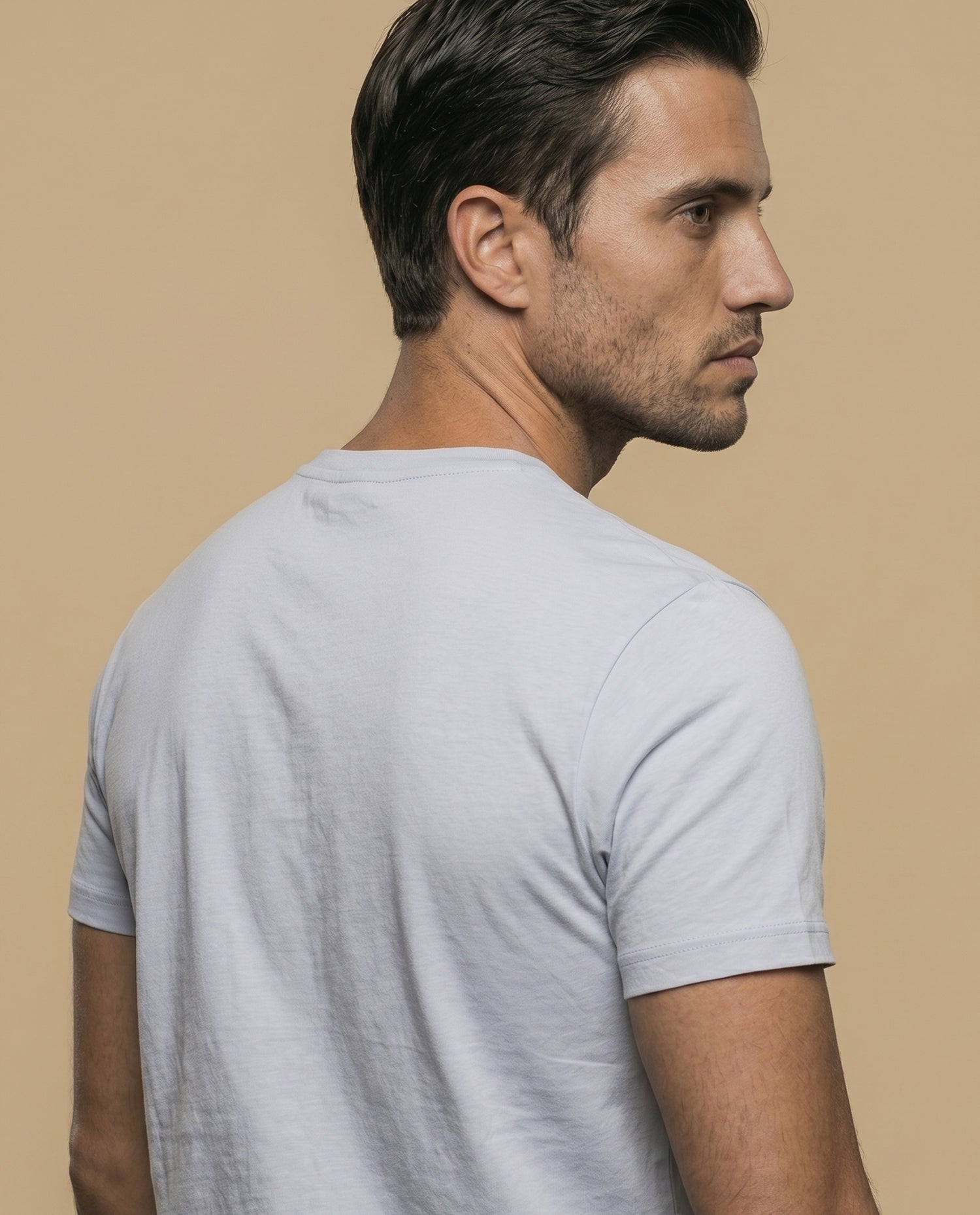 Camiseta manga corta algodón - Gris
