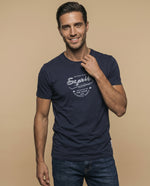 Camiseta 100% Algodón Hombre - Azul