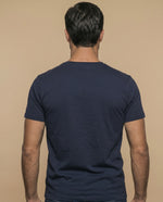 Camiseta 100% Algodón Hombre - Azul