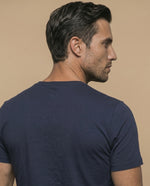 Camiseta 100% Algodón Hombre - Azul