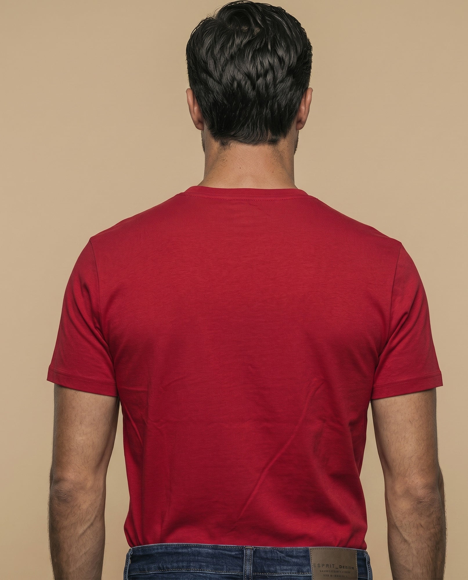 Camiseta algodón estampado pecho - Rojo 34_345G301_ROJ171537_4