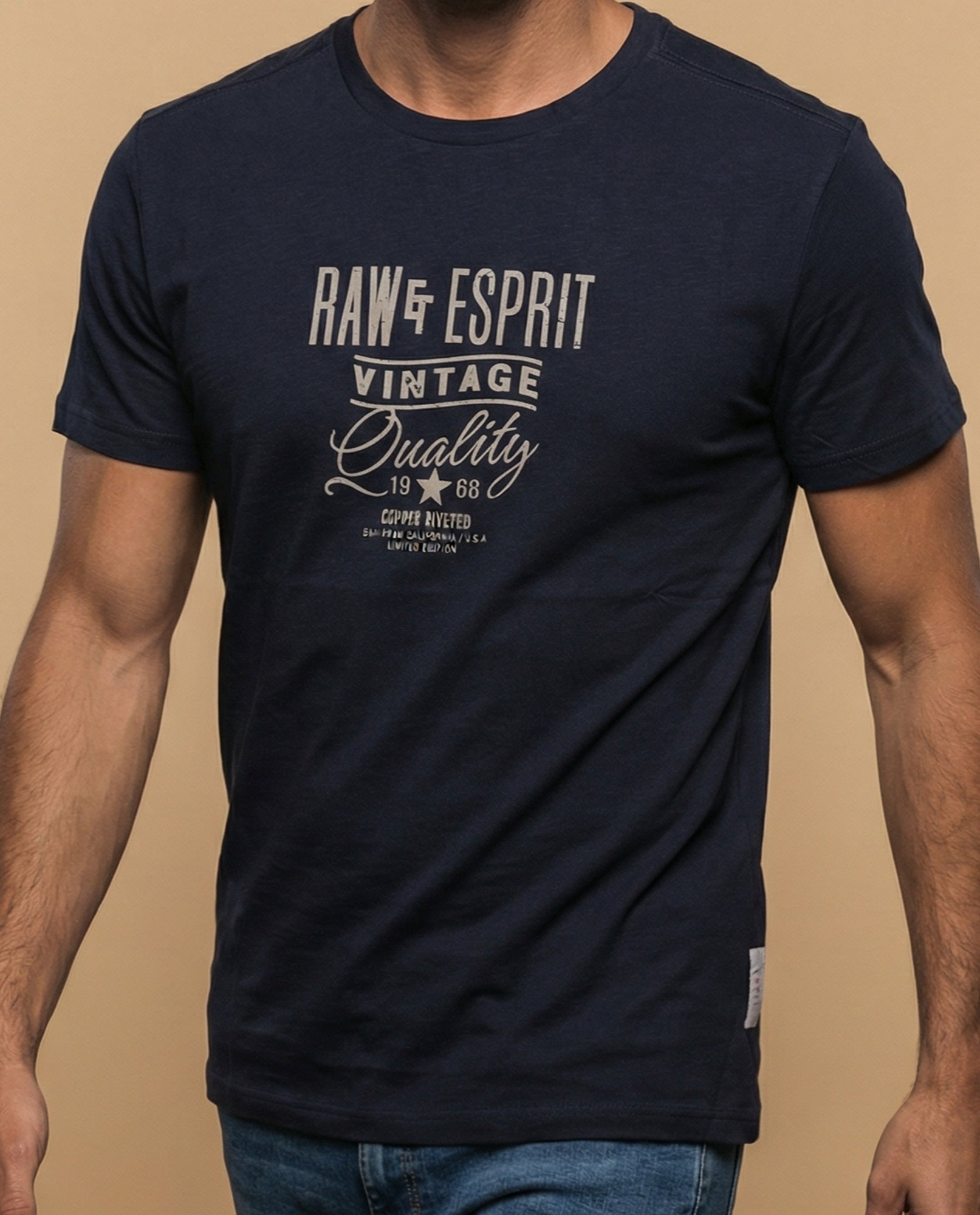 Camiseta estampada regular hombre - Azul 34_345G302_AZU175025_3
