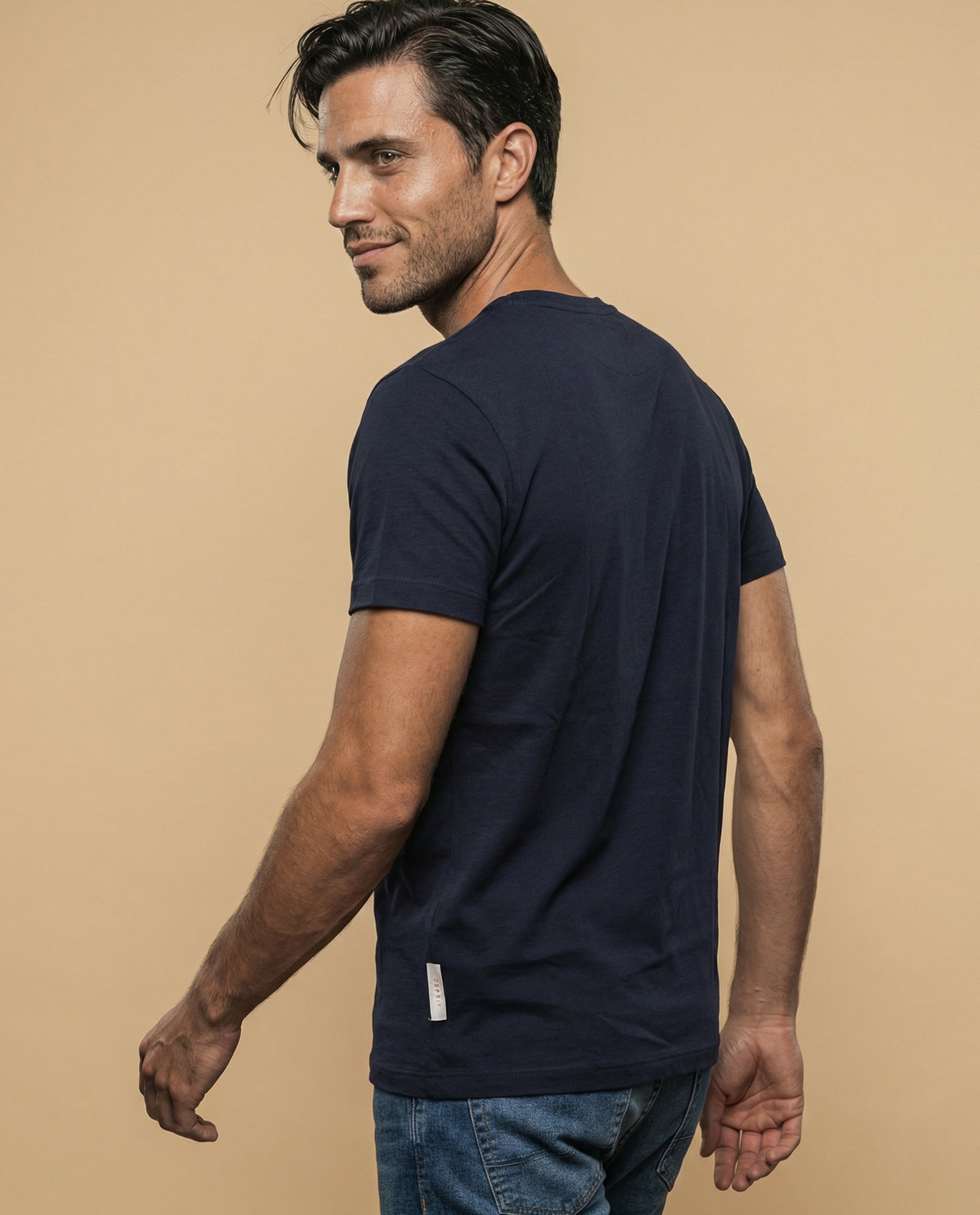 Camiseta estampada regular hombre - Azul 34_345G302_AZU175025_4