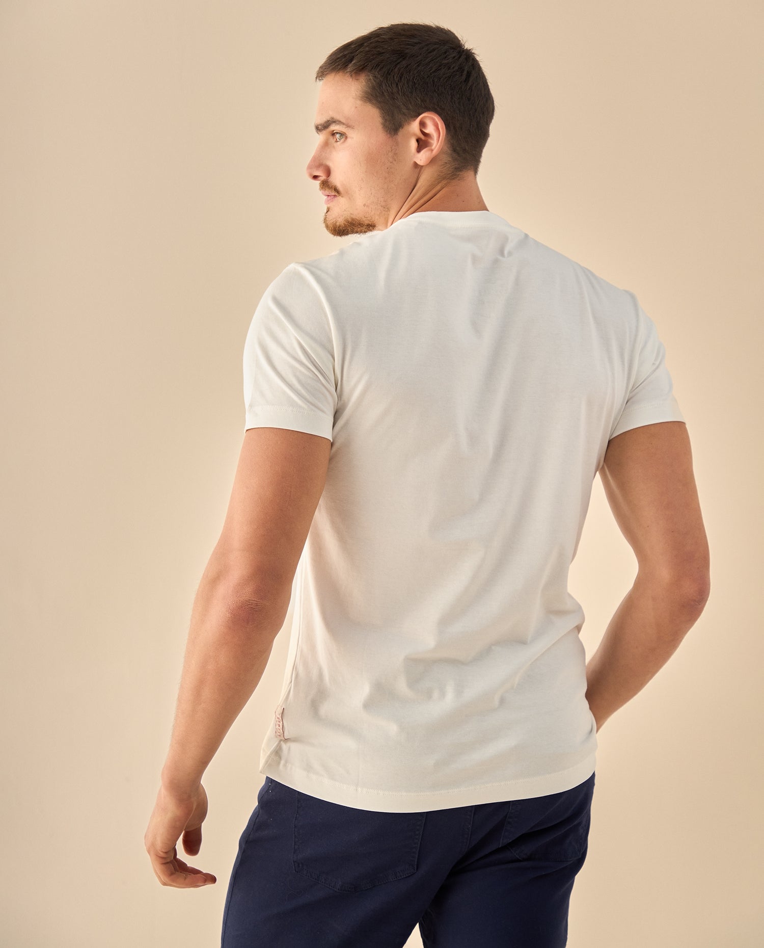 Camiseta Freedom con Estampado Vintage - Crudo