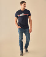 Camiseta Heritage con Logo ESPRIT 1968 - Azul