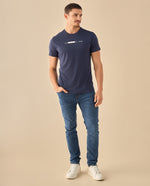 Camiseta con Logo Heritage - Azul