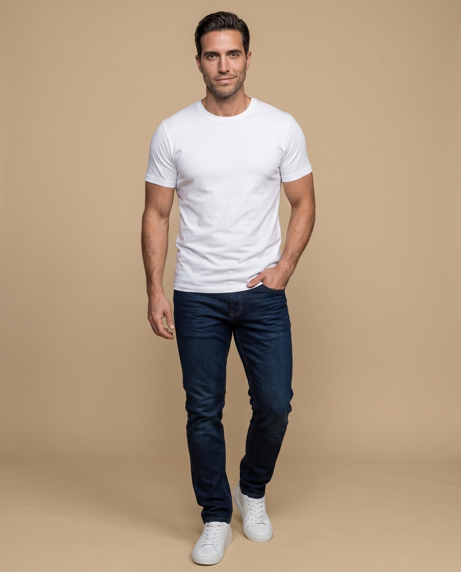 Jean Slim Fit Hombre Azul Oscuro - Azul 34_375F301_AZU194052_0