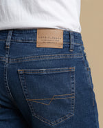 Jeans Straight Hombre - Azul
