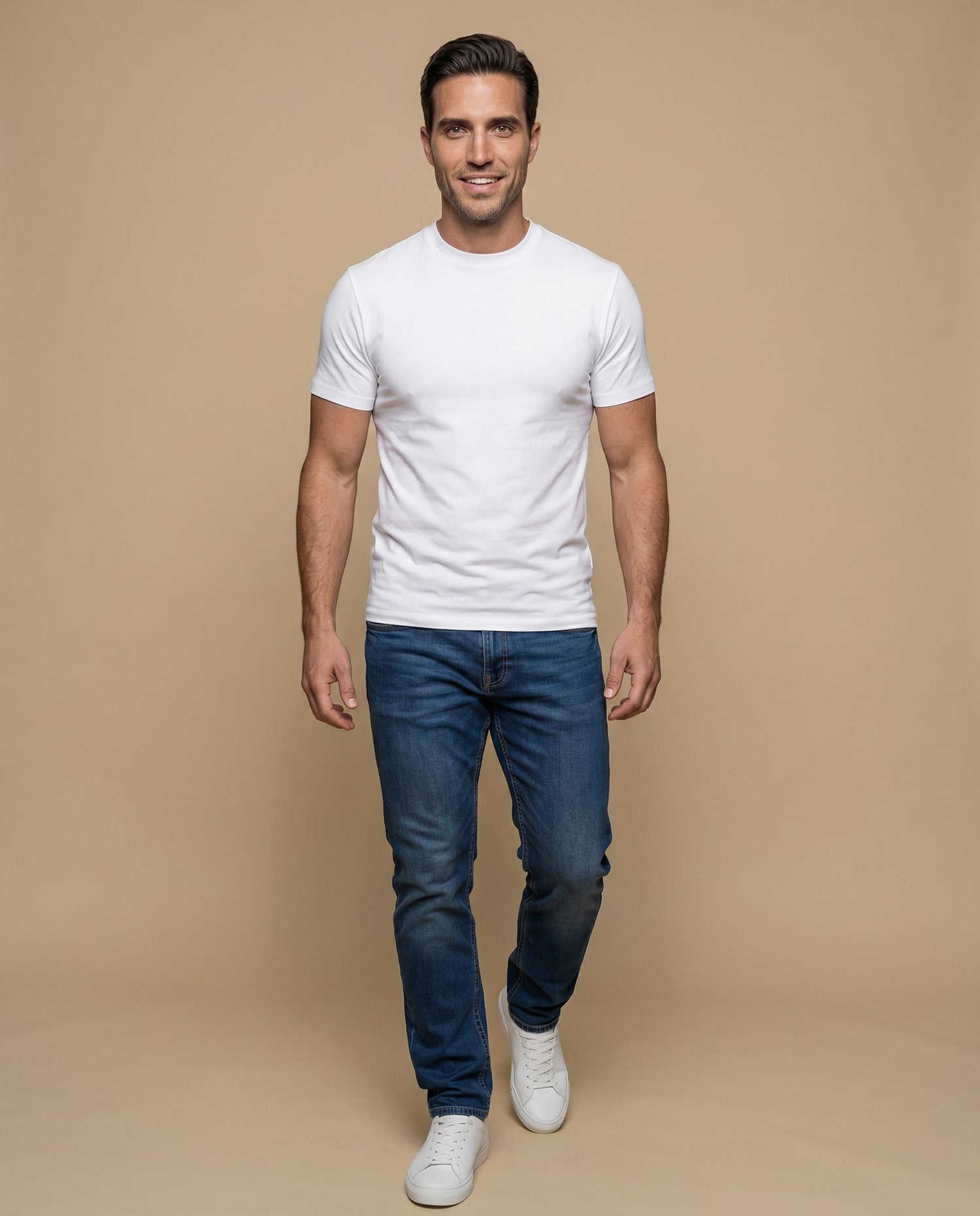 Jean Slim Fit Denim Hombre - Azul