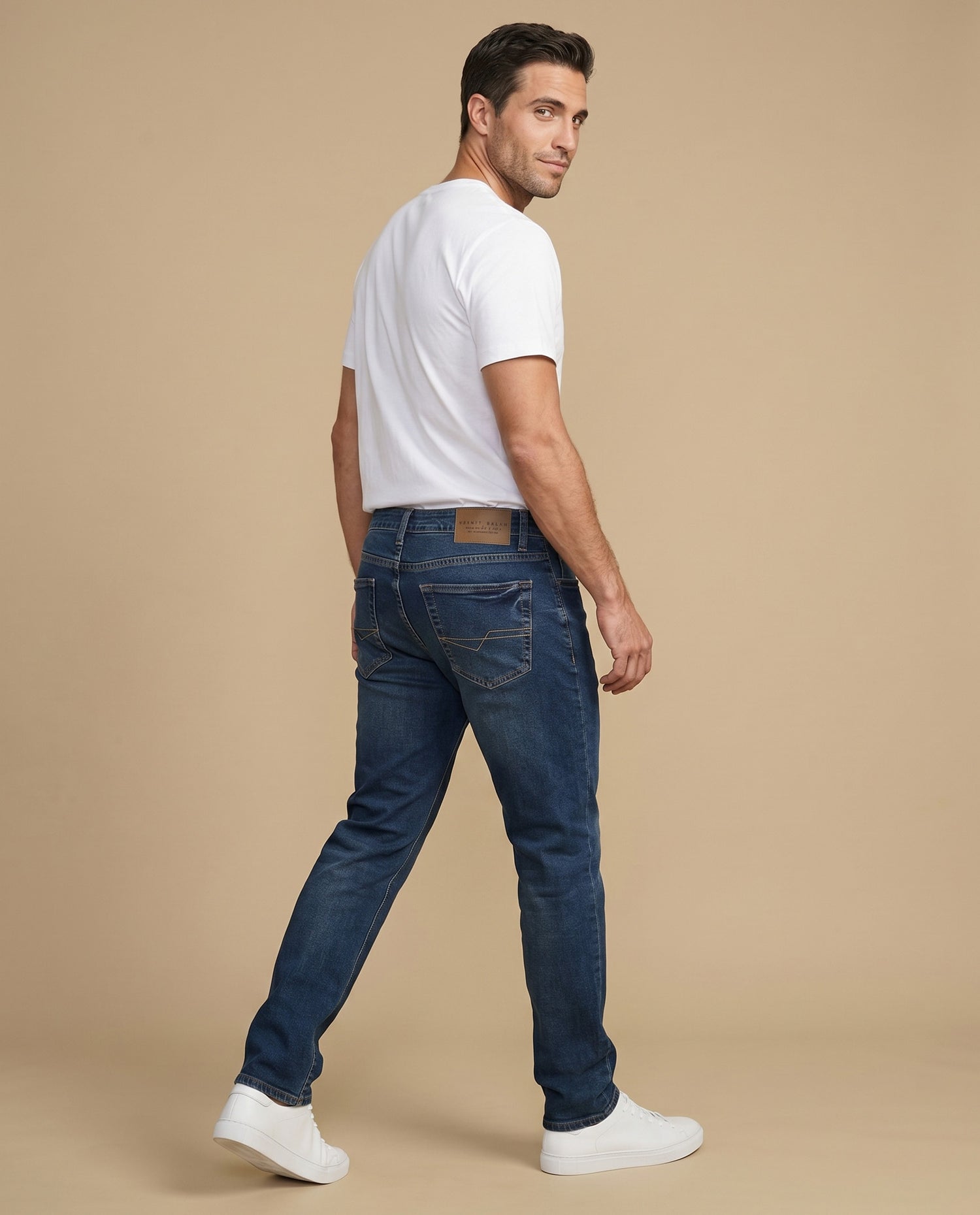 Jean Slim Fit Denim Hombre - Azul