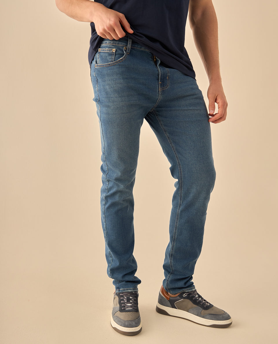 Jean Slim Fit con Costuras Contrastantes - Azul 34_375G303_AZU174027_3