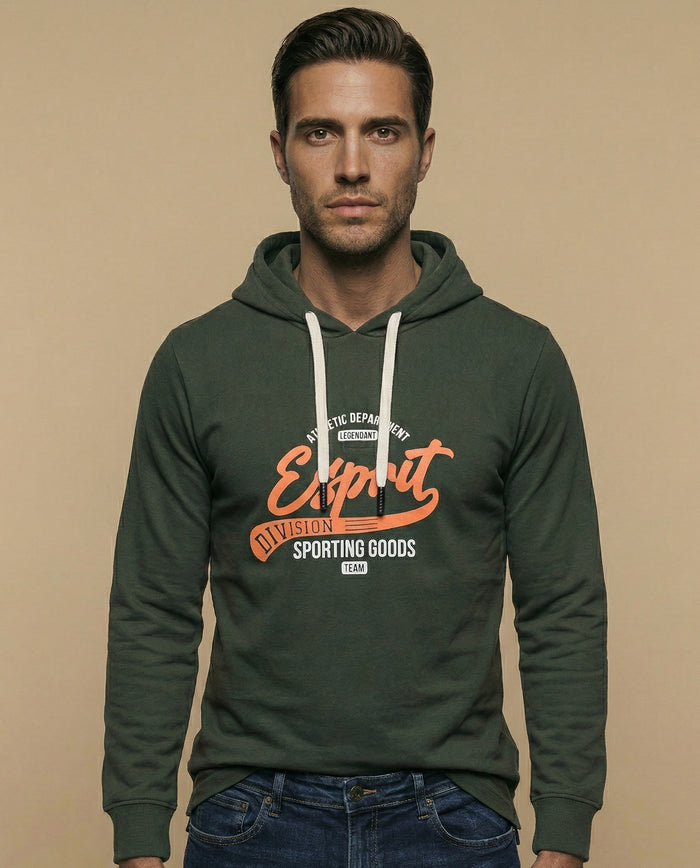 Buso con capucha fit relajado - Verde 34_385F304_VER170525_0