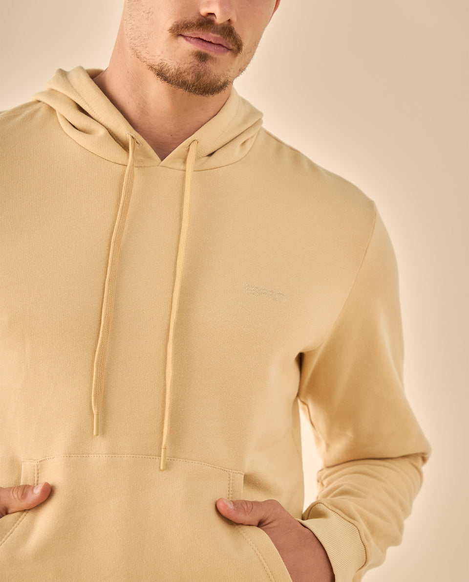 Hoodie con Detalles Deportivos - Beige 34_385G303_BEI130607_3