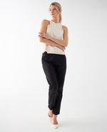 Camisa con escote cruzado para mujer - Beige