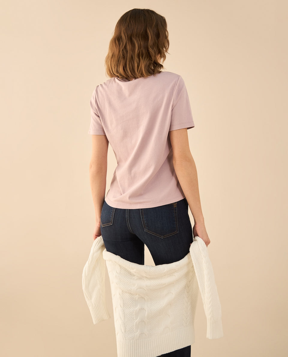 Camiseta manga corta para mujer - Rosa 34_402G000_ROS151905_4