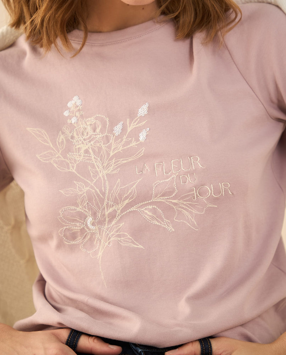 Camiseta manga corta para mujer - Rosa 34_402G000_ROS151905_7