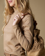 Camiseta Manga Larga Cuello Alto - Café 34_403H006_CAF171028_0