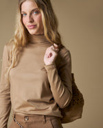 Camiseta Manga Larga Cuello Alto - Café 34_403H006_CAF171028_3